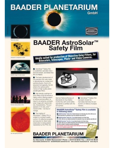 Baader Planetarium AstroSolar zonnefilter folie ND5.0 - 2459281 - 2