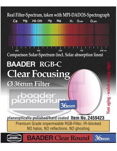 Baader Clearglass 36mm round - 2459423 - 1