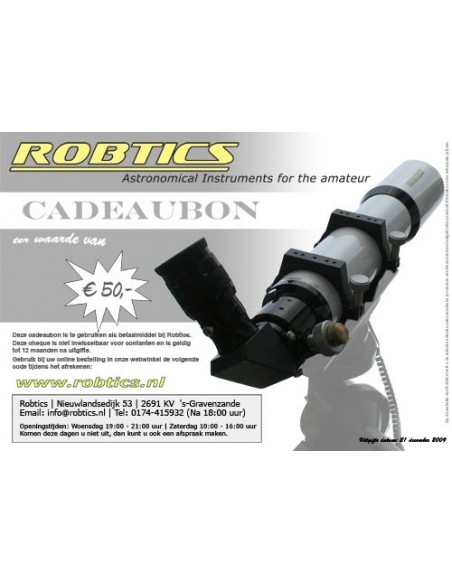 Robtics gift check - 100 euro - 2
