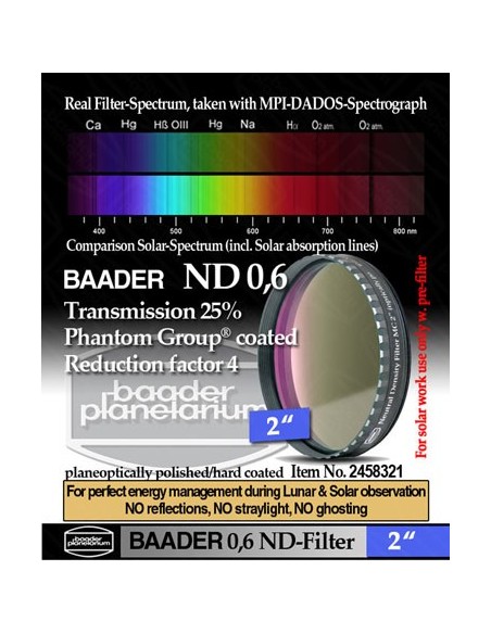 Baader ND Filter 2", OD 0,6 T25% - 2458321 - 2