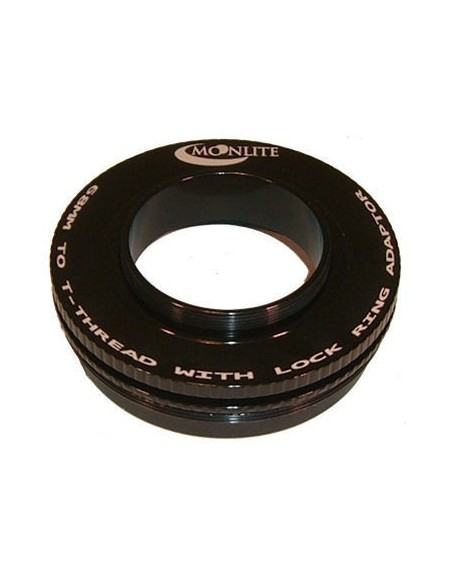 Robtics Moonlite 2 1/2 inch 68mm thread to T-thread with Lock Ring Adapter