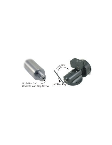 Robtics Astro-Physics M1053-A 10.7" x 1.875" diameter Counterweight Shaft