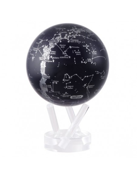 Robtics Mova Globe 4.5 inch Silver/Black Constellations Globe