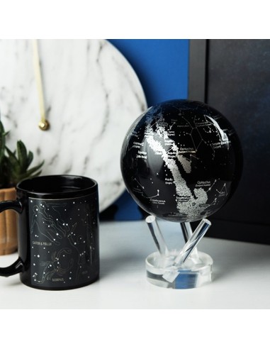 Robtics Mova Globe 4.5 inch Silver/Black Constellations Globe