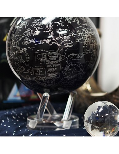 Robtics Mova Globe 4.5 inch Silver/Black Constellations Globe