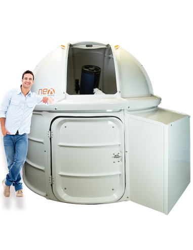 Robtics Nexdome 2.2m with wall and one bay