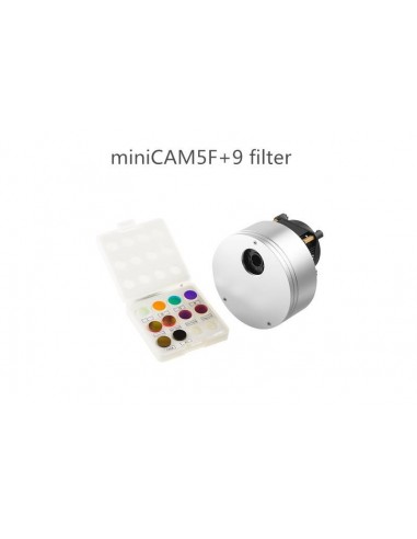 Robtics MiniCAM 5F cooled with built-in 9 Filter wheel and LRGB /blackfilter