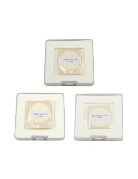 Robtics ZWO OIII, SII, H-Alpha Filterset 7nm 31mm Unmounted