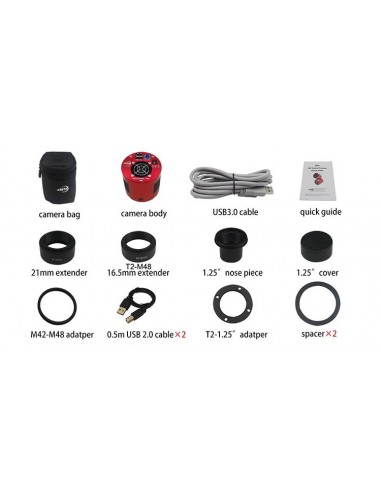 Robtics ZWO ASI183MM-Pro - Cooled Monochrome CMOS Camera