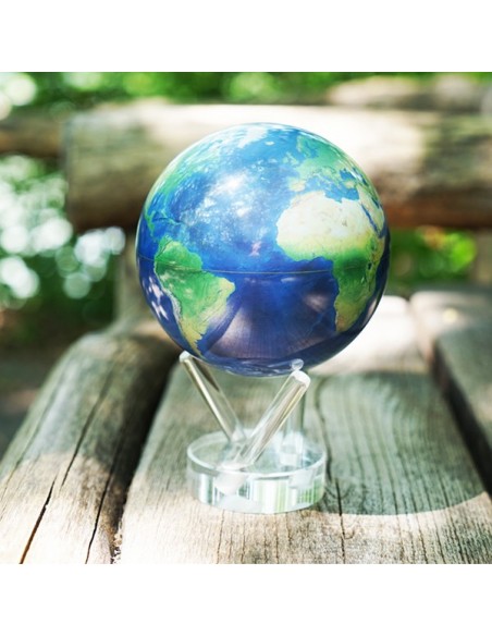 Robtics Mova Globe 4.5 inch Natural Earth Globe that rotates freely