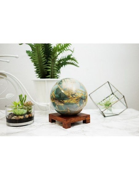 Robtics Mova Square Wood Base in Natural Wood for 4.5" MOVA Globes
