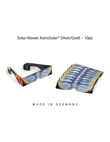 Baader 10 pcs Solar Viewer Eclipse Glasses AstroSolar Silver/Gold - 2459295 - 1