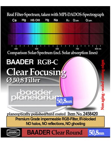 Robtics Baader Clearglass Filter 50.4mm round - 2458420