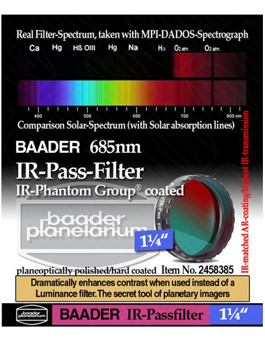 Baader 1,25" IR-Pass-Filter (685 nm) - 2458385 - 1