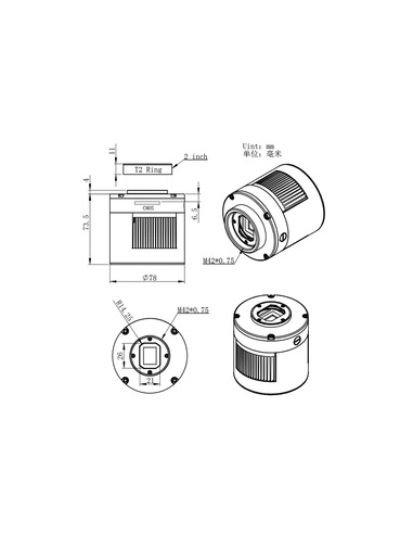 Robtics ZWO ASI1600MM-PRO - Cooled Monochrome Camera