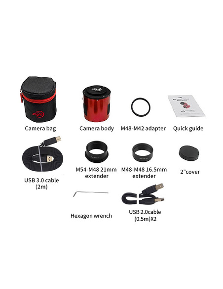 Robtics ZWO ASI6200MC-PRO - 62MP fullframe color CMOS camera