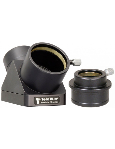 TeleVue Everbrite 2" 90º mirror diagonal w/2"-1¼" HiHat Adapter - 1