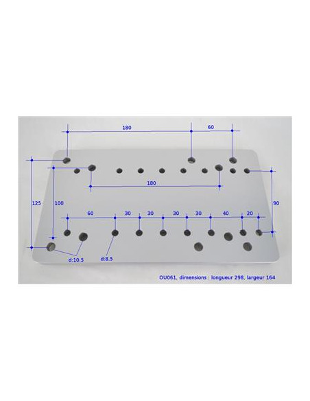Robtics Takahashi Losmandy Dovetail Plate for TOA-150/Mewlon 250-300CRS 298x164