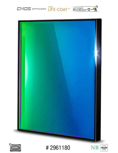 Robtics Baader O-III 50x50mm Narrowband-Filter (6.5nm) - CMOS-optimized - 2961180