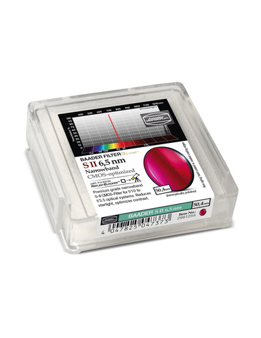 Baader S-II 50.4mm Narrowband-Filter (6.5nm) - CMOS-optimized - 2961254 - 1