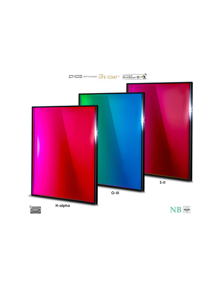 Baader 6.5nm Narrowband-Filterset 65x65mm - CMOS-optimized (H-alpha / O-III / S-II) - 2961656 - 2