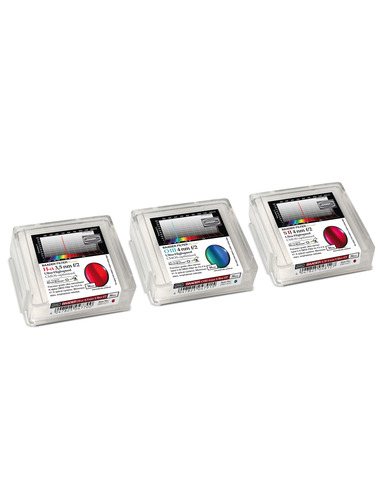 Baader 3.5 / 4nm  f/2 Ultra-Highspeed-Filterset 36mm - CMOS-optimized (H-alpha / O-III / S-II) - 2961682 - 1