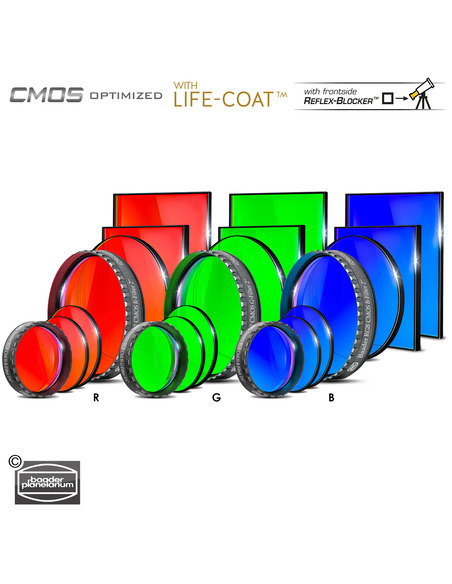 Baader RGB 36 mmmm Filterset - CMOS-optimized - 2961602 - 3