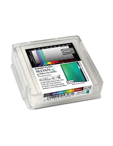 Robtics Baader SLOAN/SDSS g'-Filter 50x50mm - photometric Single Filter - 2961705G