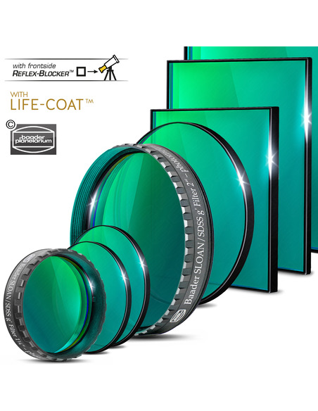 Robtics Baader SLOAN/SDSS g'-Filter 50x50mm - photometric Single Filter - 2961705G