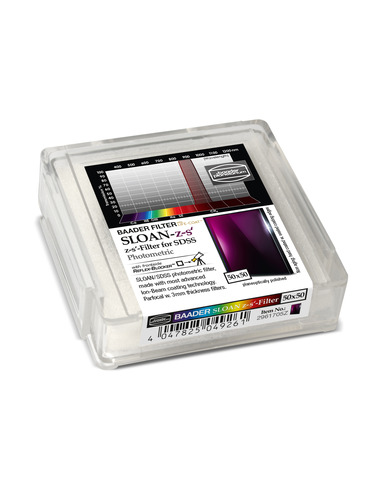 Baader SLOAN/SDSS z-s'-Filter 50x50mm - photometric Single Filter - 2961705Z - 2