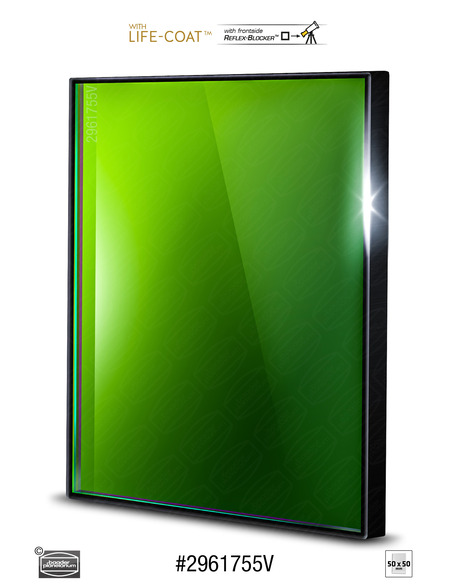 Baader UBVRI Bessel V-Filter 50x50mm - photometric Single Filter - 2961755V - 1