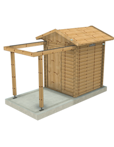 Dome Parts Optical GreenLine MINI-32 roll-off sterrenwacht met afrolbaar dak 1,60x1,60m - 1
