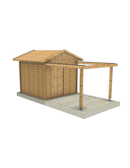 Dome Parts Optical GreenLine MEDIUM-32 roll-off sterrenwacht met afrolbaar dak 2,25x2,25m - 1