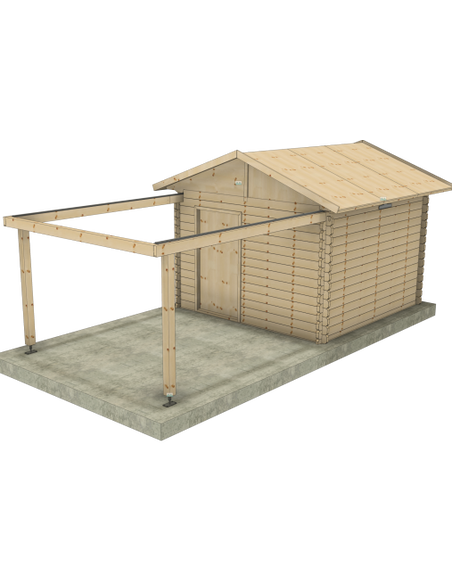 Dome Parts Optical GreenLine BIG-32 roll-off sterrenwacht met afrolbaar dak 2,75x2,75m - 1
