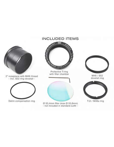 Baader zero-tolerance Protective CANON DSLR T-Ring w. H-alpha 7nm - 2958550 - 3