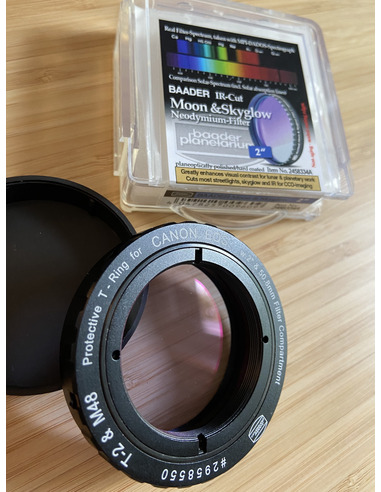 Baader zero-tolerance Protective CANON DSLR T-Ring w. UHC-S Filter - 295855 - 4
