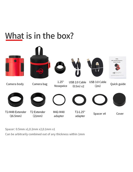 Robtics ZWO ASI533MM-PRO - Cooled Monochrome CMOS Camera