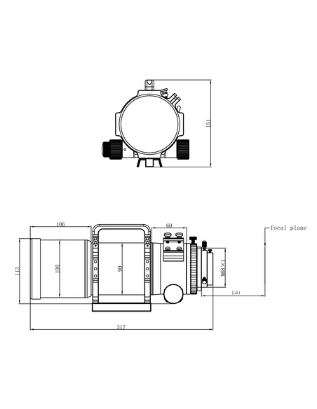 Askar FRA400 72mm F5.6 400mm quintuplet astrograph OTA - 8