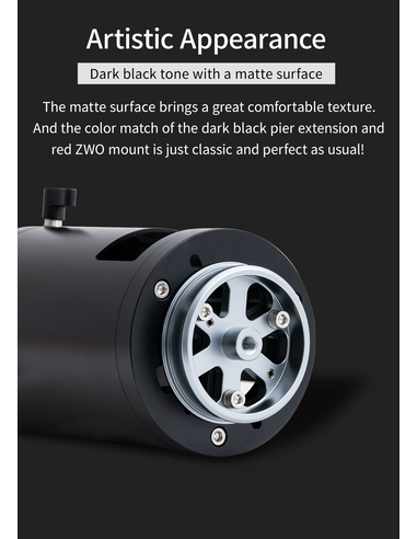 ZWO Pier Extension 200mm for ZWO AM3/AM5 Mount, iOptron and Sky-Watcher 1.75" Tripods - ZWO PE200 - 10