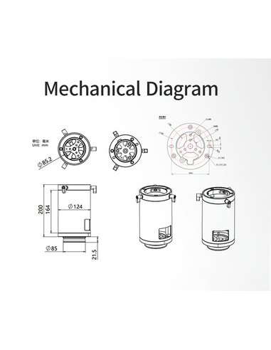 ZWO Pier Extension 200mm for ZWO AM3/AM5 Mount, iOptron and Sky-Watcher 1.75" Tripods - ZWO PE200 - 15