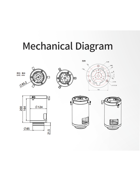 ZWO Pier Extension 200mm for ZWO AM3/AM5 Mount, iOptron and Sky-Watcher 1.75" Tripods - ZWO PE200 - 15