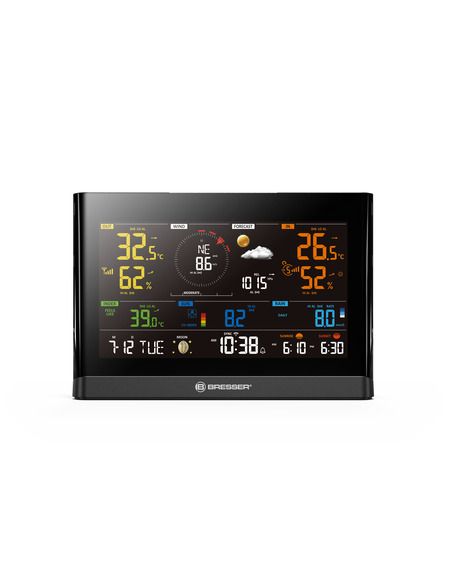 BRESSER WLAN Comfort Weather Station with 7-in-1 professional sensor and modern colour display - 5
