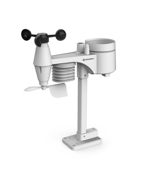 BRESSER WLAN Comfort Weather Station with 7-in-1 professional sensor and modern colour display - 6