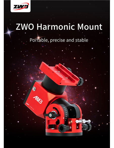 ZWO AM3 Harmonic Drive Equatorial Mount Head with ZWO TC40 Carbon Fiber Tripod - 5