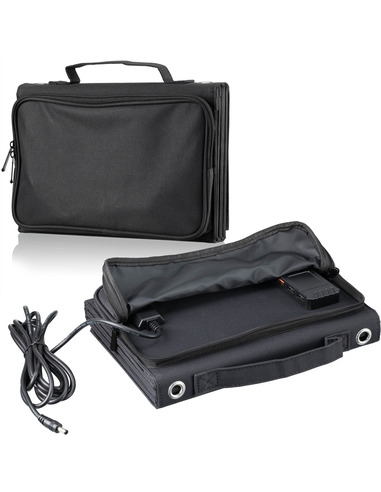 Bresser Mobile Solar Charger 40 Watt with USB and DC output - 1