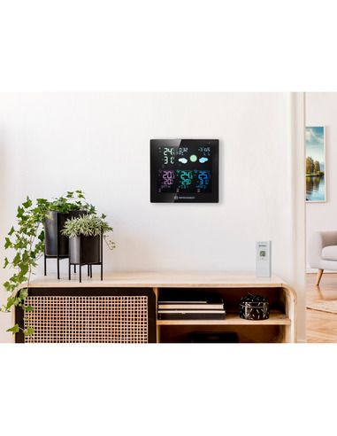 Bresser Quadro Neo C thermometer and hygrometer with three outdoor sensors and weather forecast black - 4