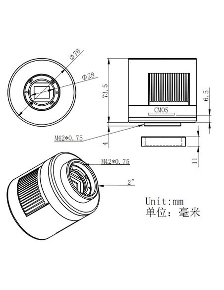 ZWO T2 adapter Ring (11mm) - 3