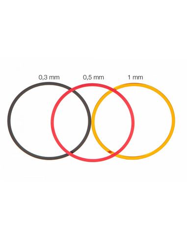 Robtics Baader M54 Fine-Adjustment Ring 0.5mm (red) - Aluminium