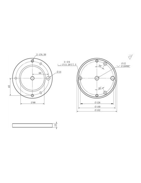 Robtics iOptron MiniPier for iOptron HAE69/HAE43/CEM70/CEM40/GEM45 Mounts
