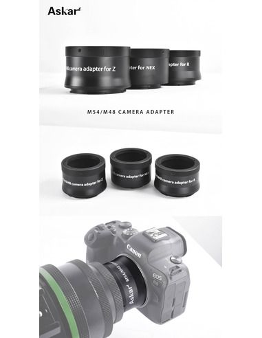 Robtics Askar Adapter for Mirrorless camera - M54/M48 to Canon R